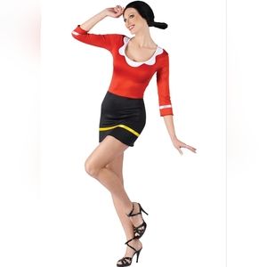 NIB Olive Oyl Costume Med/LG Dress